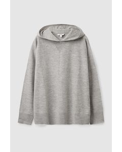 Oversized Wool Hoodie Grey
