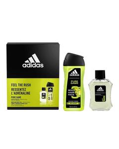Giftset Adidas Pure Game Duo Edt 100 Ml + Shower Gel 250 Ml