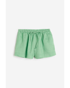 Shorts I Hør Grøn