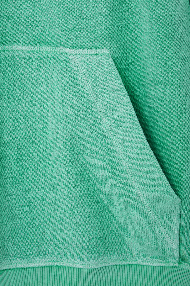 COS Terry Hoodie Green