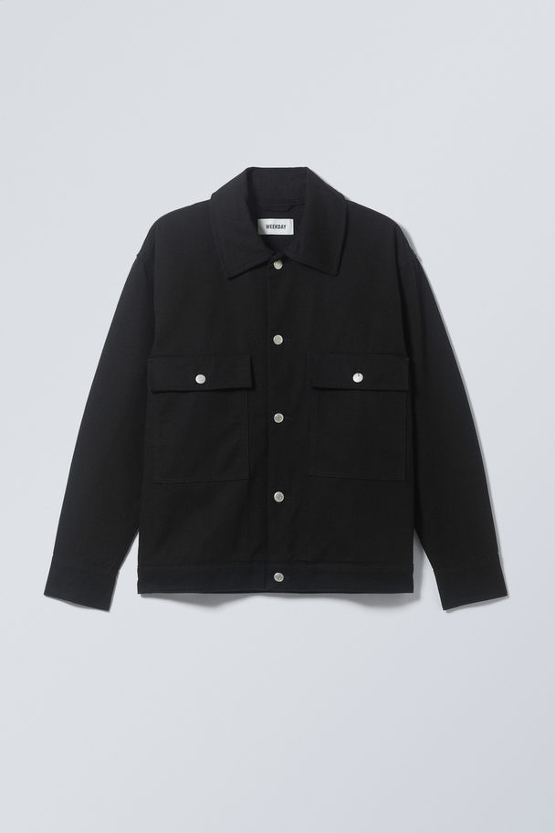 Weekday Brian Workwear Jacket Black