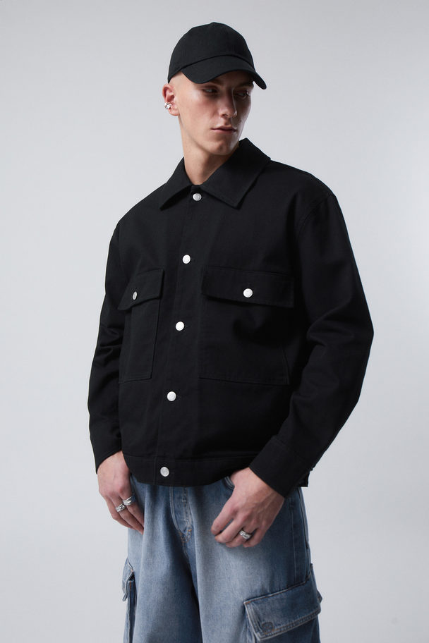 Weekday Brian Workwear Jacket Black