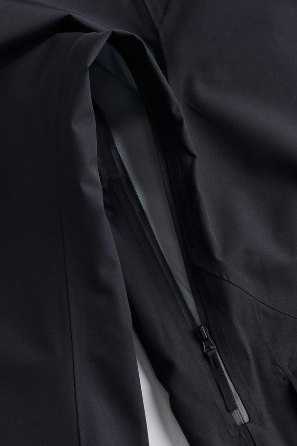 H&M StormMove™ Hardshell-Jacke mit 3 Lagen Schwarz