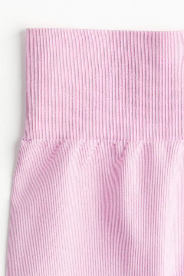 H&M Drymove™ Seamless Sports Hotpants Light Pink