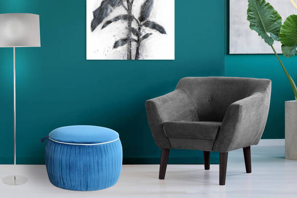 360Living Stool Adoree 110 Blue