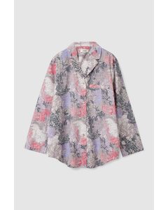 Printed Pyjama Shirt Lilac