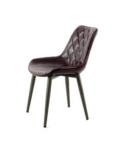Chair Cecil 110 2er-Set dark violett