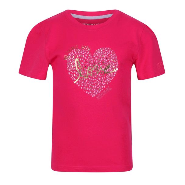 Regatta Regatta Childrens/kids Bosley V Heart T-shirt