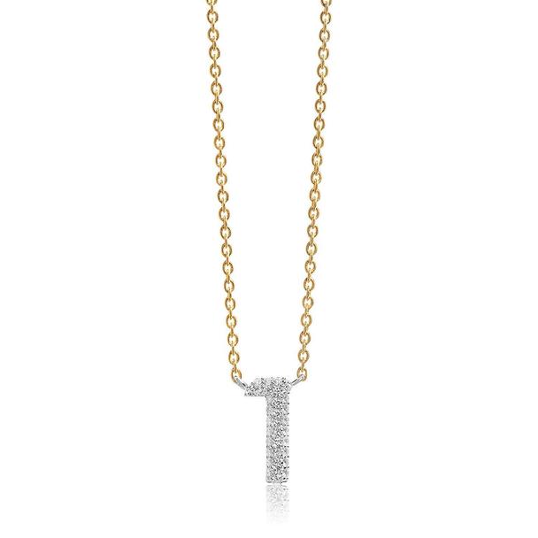Sif Jakobs Jewellery Halskette Novoli Uno - 18Kvergoldet mit weißen Zirkonia