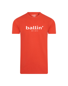 Ballin Est. 2013 Tapered Fit Shirt Rood