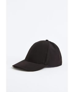 Wasserabweisende Sportcap Schwarz