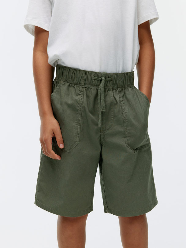 ARKET Utility Shorts Green