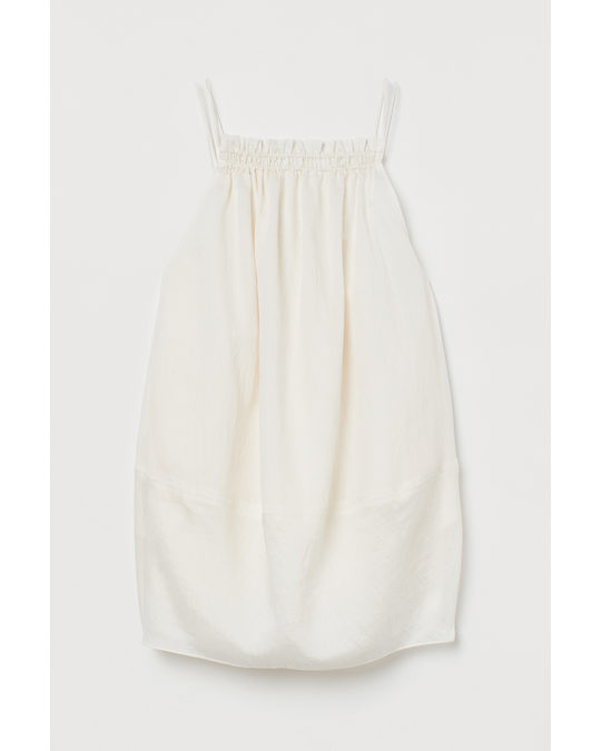 H&M Lyocell-blend Dress White
