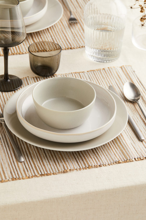 H&M HOME 2-pack Table Mats Light Beige/silver-coloured
