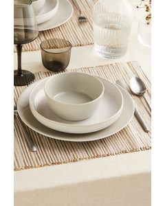 2-pack Table Mats Light Beige/silver-coloured