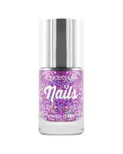 Beauty Uk Glitter Nail Polish - Andromeda Purple