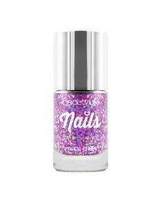 Beauty Uk Glitter Nail Polish - Andromeda Purple