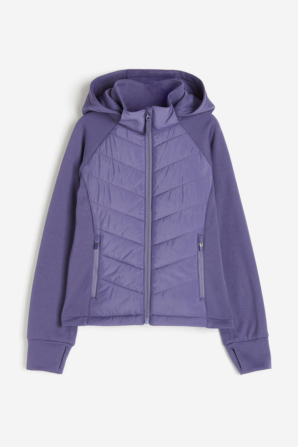 H&M Padded Sports Jacket Purple