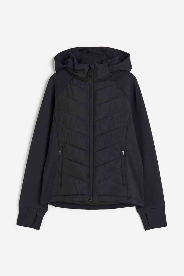 H&M Padded Sports Jacket Black