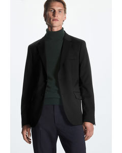 Slim-fit Tailored Blazer Black