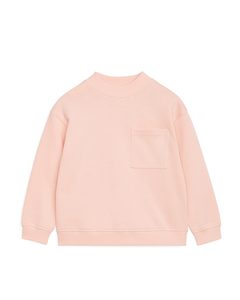 Mock-neck Sweatshirt Light Pink