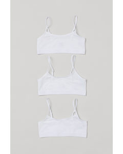3-pack Jersey Tops White