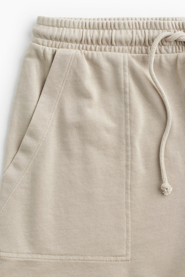 H&M Sweatshorts Hellbeige